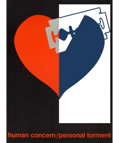 Broken Heart Motif Illustration (19th century)