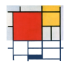Composition with Red, Yellow, Blue, and Black (1921)