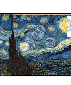 The moon of The Starry Night (1889)